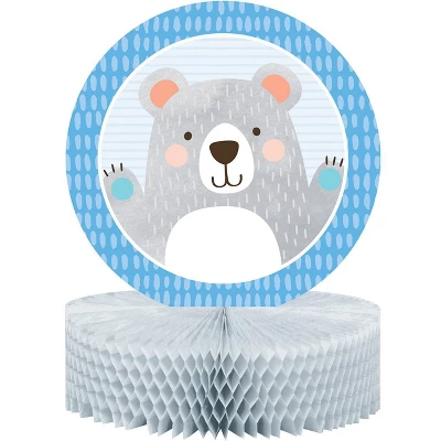 Creative Converting "Happy Birthday" Bear Print Party Decoration Kit 4 Creative Converting "Happy Birthday" Bear Print Party Decoration Kit - Image 4