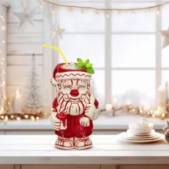 Beeline Creative Geeki Tikis Santa Clause 30 Ounce Ceramic Mug -Creative GUEST 0467db96 3949 43cd 9fa1 86f8578e0720