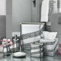 Creative Scents Silver Mosaic Toothbrush And Toothpaste Holder -Creative GUEST 059f75b0 7bd9 4ad3 9469 46afa93bac7a