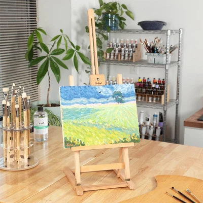 Creative Mark Van Gogh Table & Display Easel Oiled Beechwood Finish 2 Creative Mark Van Gogh Table & Display Easel Oiled Beechwood Finish - Image 2