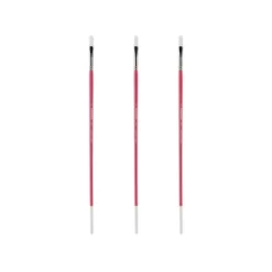 Creative Mark Pro White Soft Filament Acrylic Paint Brushes - Flat Sets Of 3 - Versatile Synthetic Brushes For Acrylic Painting , Gouache, Oils & -Creative GUEST 0c176ca2 a393 4e17 bbf9 32147b7f441c