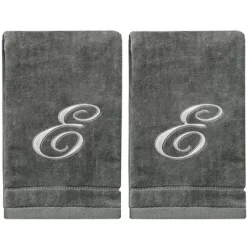 Creative Scents Gray Fingertip Monogrammed Towels Silver Embroidered 30 Creative Scents Gray Fingertip Monogrammed Towels Silver Embroidered -Creative GUEST 0e74396e cbb1 478e 9242 fe663af6dbad
