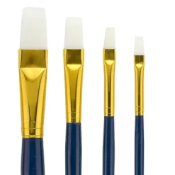 Fundamentals Long Handled Brush Set - Economical Paint Brush Set No. 22 For Beginning Artists - Multi-Purpose Taklon Flat Brushes In #2, 6, 8, 7 12 - 9 Fundamentals Long Handled Brush Set - Economical Paint Brush Set No. 22 For Beginning Artists - Multi-Purpose Taklon Flat Brushes In #2, 6, 8, 7 12 - -Creative GUEST 0eab6f1c d399 450e bd43 bf17579149d0