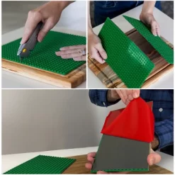 Creative QT MakerBase, 4 Pack, 10x10 Peel-and-Stick Toy Building Blocks Stackable Baseplates, Bases For Play Tables, Walls, And More, Compatible With All Major Brick Brands -Creative GUEST 0fcb5b6a deb8 4025 88de 5e05f8849b03