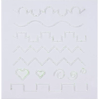 Creative Impressions Embroidery Shape Template Set -5/Pkg 5 Creative Impressions Embroidery Shape Template Set -5/Pkg - Image 5