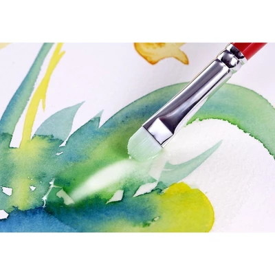 Creative Mark Scrubber Watercolor Brushes - Professional Watercolor Brushes For Scrubbing, Blotting, Re-Shaping Edges, And More! 1 Creative Mark Scrubber Watercolor Brushes - Professional Watercolor Brushes For Scrubbing, Blotting, Re-Shaping Edges, And More!