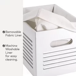 Creative Scents Wooden Storage White Bins - Set Of 3 (Small, Medium, Large) -Creative GUEST 1aeab8fd bdb2 4528 909f 8a7b0ff6718a 1