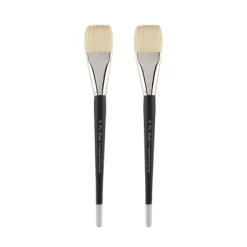 Creative Mark Pro Stroke Premium White Chungking Hog Bristle Artist Paint Brush - Flat - Natural Bristle Brush W/ Great Control Suitable For Oils, -Creative GUEST 1dde200f b85f 4830 9548 33a430984d9a