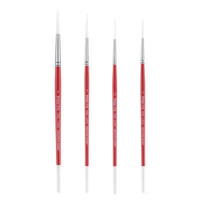 Creative Mark Polar Flo Professional Watercolor Brushes - Rigger - Short Handle, Nickel-Plated Seamless Brass Ferrule - Art Paint Brushes For Acrylic 6 Creative Mark Polar Flo Professional Watercolor Brushes - Rigger - Short Handle, Nickel-Plated Seamless Brass Ferrule - Art Paint Brushes For Acrylic - Image 6