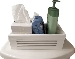 Creative Scents Wooden White Storage Bin 2 Pack Extra Small -Creative GUEST 2091f35b 6ece 4d34 b347 1976285c1788