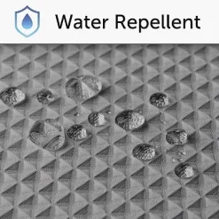 Creative Scents Matte Gray White Waffle Shower Curtain -Creative GUEST 233ea97e e182 4f1a 867a 9f176f3a0dfb