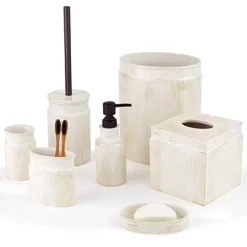 Creative Scents Rustic Luxe Small Bathroom Trash Can -Creative GUEST 26b93974 db48 439b aa9e bd2039433245