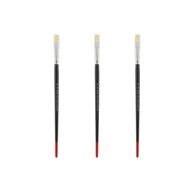 Creative Mark Powercryl Ultimate Acrylic Paint Brushes - Bright Assorted Sets Of 3, Artist Paint Brushes, 3 Diameters Of Synthetic Hair Filament, Fine 12 Creative Mark Powercryl Ultimate Acrylic Paint Brushes - Bright Assorted Sets Of 3, Artist Paint Brushes, 3 Diameters Of Synthetic Hair Filament, Fine - Image 12