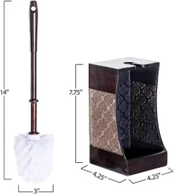 Creative Scents Dahlia Toilet Brush With Holder -Creative GUEST 281599a0 bcfe 470d a5ae 973bb59540f8