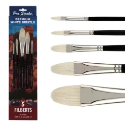 Creative Mark Pro Stroke Premium White Chungking Hog Bristle Artist Paint Brush - Filberts Set Of 5 - Natural Bristle Brush W/ Soft Touch Handle For 13 Creative Mark Pro Stroke Premium White Chungking Hog Bristle Artist Paint Brush - Filberts Set Of 5 - Natural Bristle Brush W/ Soft Touch Handle For -Creative GUEST 28dc5f68 bc4c 4a76 9265 107ab6cf0507