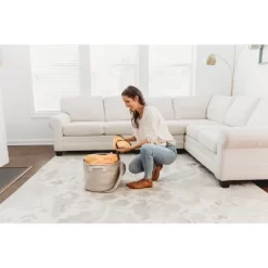 Creative QT SlideAway Toy Storage Organizer & Play Mat For Kids - Organizer Storage Bin For Toys - Kids Toy Box - Beige -Creative GUEST 2acce7a7 f291 489d 8794 29cc921fa91e