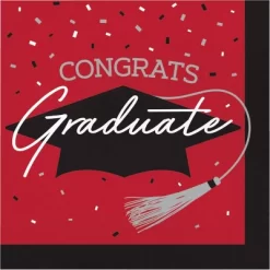 Creative Converting Graduate School Spirit Red Paper Napkins 108ct -Creative GUEST 2afab2e5 b93e 424d bc97 47889e8fa4c6