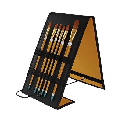 Creative Mark Qualita Bueno Long Handle Brush Set Of 12 With Rockwell Case 2 Creative Mark Qualita Bueno Long Handle Brush Set Of 12 With Rockwell Case - Image 2