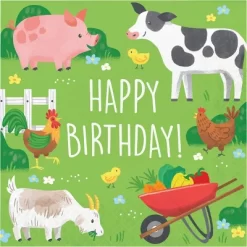 Creative Converting Farm Animals Birthday Party Plates And Napkins 48ct -Creative GUEST 307a9862 052c 4239 8f70 bfe6a6f6c414