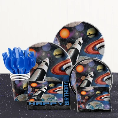 Creative Converting 48ct Space Blast Birthday Napkins 2 Creative Converting 48ct Space Blast Birthday Napkins - Image 2