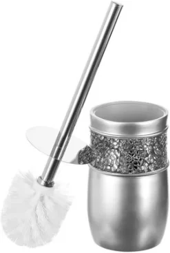 Creative Scents Brushed Nickel Toilet Brush With Holder -Creative GUEST 33de1d02 6803 4953 93f5 f0105af76cdf