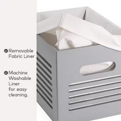 Creative Scents Wooden Storage Gray Bins - Set Of 3 (Small, Medium, And Large) -Creative GUEST 345b627c 794b 4bdf a719 52f0548afcf3