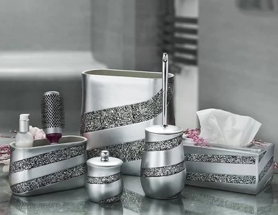 Creative Scents Silver Mosaic Vanity Mirror Tray 3 Creative Scents Silver Mosaic Vanity Mirror Tray - Image 3