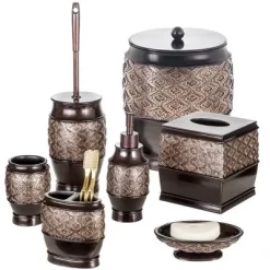 Creative Scents Dublin Waste Basket - Brown -Creative GUEST 36f87e2a 6165 47a4 b3b4 0d0d9cb48632