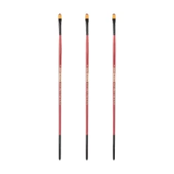 Creative Mark Ebony Splendor Short-Handled Synthetic Sable Paint Brush, Filberts, Pack Of 3, Teijin Multi-Filament Hair, Handcrafted Synthetic Paint -Creative GUEST 3a2bb2af 5794 404c b6e6 d6a8d3537424