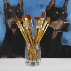 Creative Mark Qualita Bueno Long Handle Brush Set Of 12 With Rockwell Case 8 Creative Mark Qualita Bueno Long Handle Brush Set Of 12 With Rockwell Case -Creative GUEST 3dd551fe fd67 459c 98d8 e1e594f389df