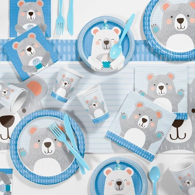 Creative Converting 24ct Bear Print Party Cups 2 Creative Converting 24ct Bear Print Party Cups - Image 2