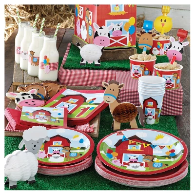 Creative Converting Farm Fun Birthday Party Supplies Collection 1 Creative Converting Farm Fun Birthday Party Supplies Collection