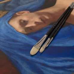 Creative Mark Pro Stroke Premium White Chungking Hog Bristle Artist Paint Brush - Flat - Natural Bristle Brush W/ Great Control Suitable For Oils, -Creative GUEST 49c2cfed e55a 43dc 87c4 3d3588b8b415