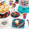 Creative Converting 48ct Rainbow Print Disposable Napkins