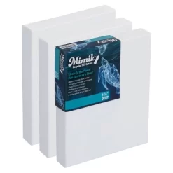 Mimik Recycled Stretched Canvas - Box Of 3 - Made From Recycled PET Plastic Bottles - Durable Archival Weave - Triple Acrylic Primed Painting -Creative GUEST 4e6eb1e9 3a9e 4948 bde9 dabdd7790ef7