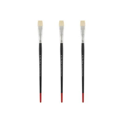 Creative Mark Powercryl Ultimate Acrylic Paint Brushes - Bright Assorted Sets Of 3, Artist Paint Brushes, 3 Diameters Of Synthetic Hair Filament, Fine 8 Creative Mark Powercryl Ultimate Acrylic Paint Brushes - Bright Assorted Sets Of 3, Artist Paint Brushes, 3 Diameters Of Synthetic Hair Filament, Fine - Image 8