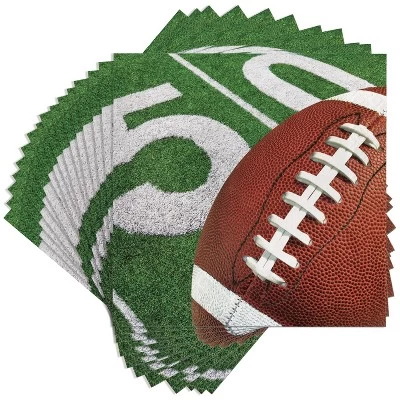 Creative Converting 48ct Football Party Football Napkins 1 Creative Converting 48ct Football Party Football Napkins