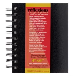 Creative Mark Reflexions Double Spiral Field Sketchbooks 4" X 6" 70 Lb (80 Sheets), Off-White -Creative GUEST 5c9b22f3 bbf2 4d0c b3e4 1e2b22bf6685