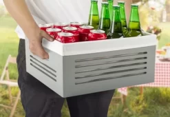 Creative Scents Wooden Gray Storage Bins - Small