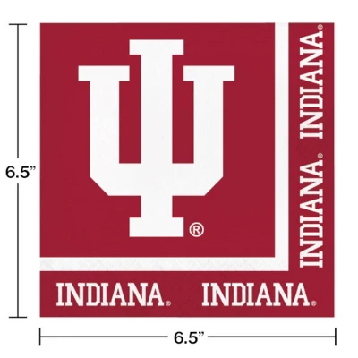 Creative Converting Indiana University Paper Party Luncheon Napkin Kit 60ct 1 Creative Converting Indiana University Paper Party Luncheon Napkin Kit 60ct