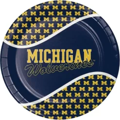 Creative Converting University Of Michigan Collegiate Tailgate Party Kit 8ct