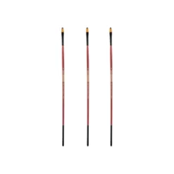Creative Mark Ebony Splendor Long-Handled Synthetic Sable Paint Brush, Brights, Pack Of 3, Teijin Multi-Filament Hair, Handcrafted Synthetic Paint -Creative GUEST 678de72a ab06 4fa8 acc3 90ec1b435c77