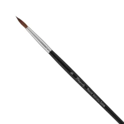 Creative Mark Rhapsody Kolinsky Sable Brushes For Professional Watercolorists - Round Excellent Spring, Full Belly, Split-Proof Points, Chrome -Creative GUEST 6936983e f942 4a33 8677 e10f0d606137