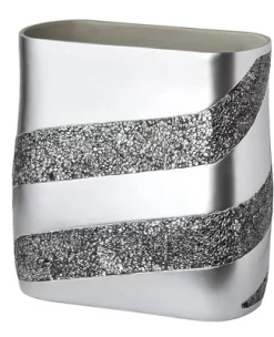 Creative Scents Silver Mosaic Wastebasket -Creative GUEST 6cc1878f 0853 4270 9e4d 7e8e81e82f00