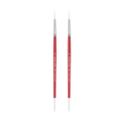 Creative Mark Polar Flo Professional Watercolor Brushes - Round Packs Of 2 - Short Handle, Nickel-Plated Seamless Brass Ferrule - Art Paint Brushes -Creative GUEST 6ed7023a 5caa 4c37 9133 1edf30fb6198