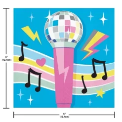 Creative Converting Birthday Beats Disco Party Tableware Set 8ct -Creative GUEST 73a8f11b fa19 444a 8234 ddc511dc803b