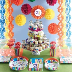 Creative Converting 24ct Bright And Bold Paper Plates