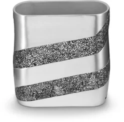 Creative Scents Silver Mosaic Wastebasket -Creative GUEST 797bda92 6f3b 470f 849c 6646a1961924