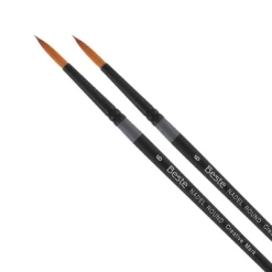 Creative Mark Beste Golden Taklon Nadel Round, #6 - 2 Pack Artist Paint Brush, Professional Watercolor Brushes, For Acrylic Painting, Short Handle, -Creative GUEST 7a9f66f5 db66 44ee bfc9 68cd90c8c313