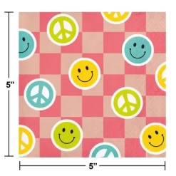 Creative Converting Flower Power Birthday Party Supplies Kit 57ct -Creative GUEST 7be40dc1 3893 4c7a 87ab 80919bac0d07